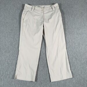 Nike Golf Pants Womens 4 Beige Tour Performance Dri Fit Stretch‎ Khaki Golf